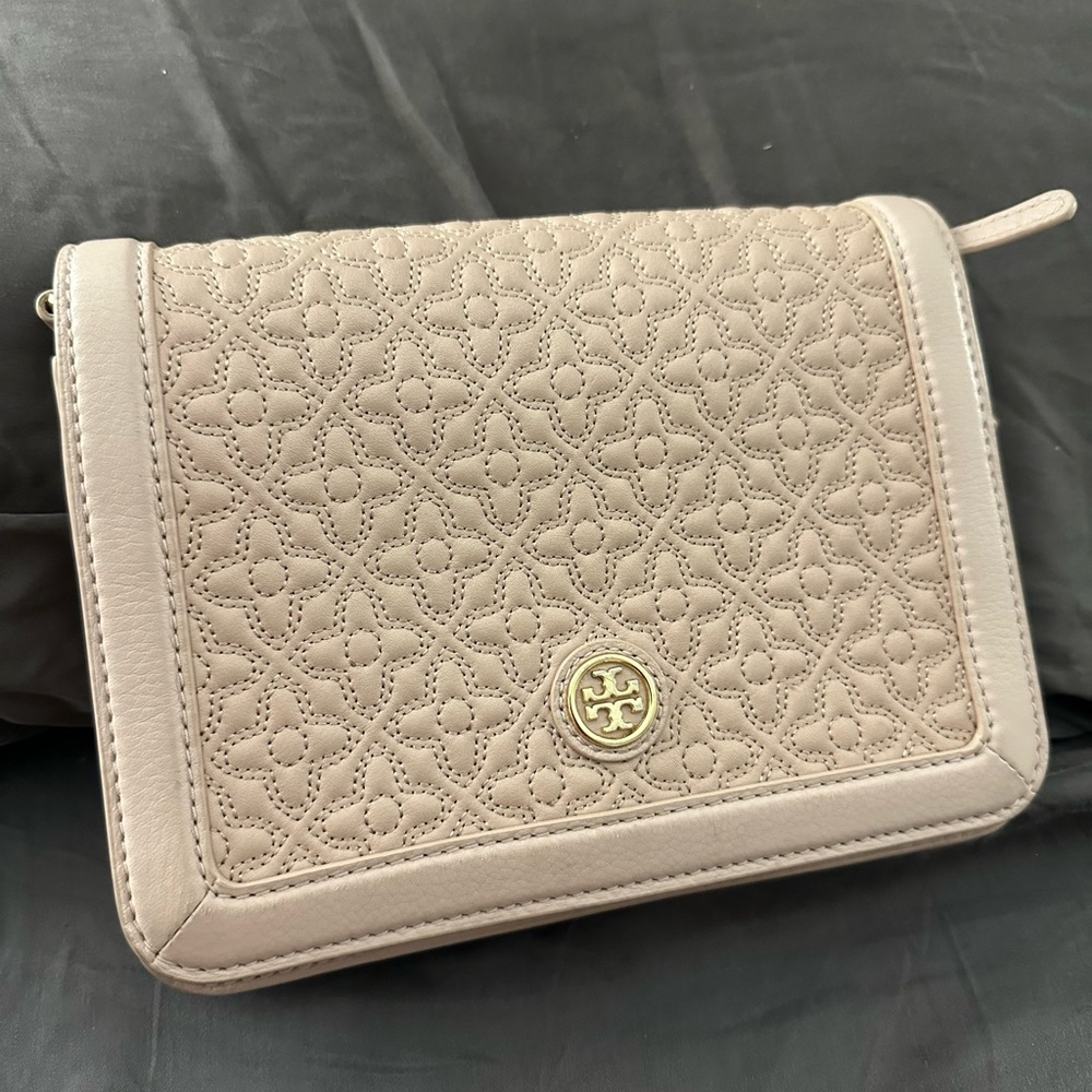 Tory Burch Flap Top Leather Shoulder Bag